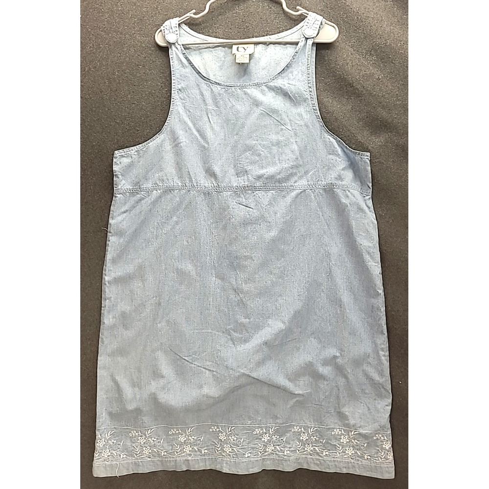 Original Ty2 Chambray Embroidered Jumper Cottagecore Modest Sz‎ 16W